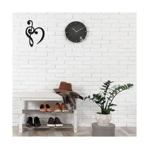 Letrero de madera con forma de corazón y corazón de_6