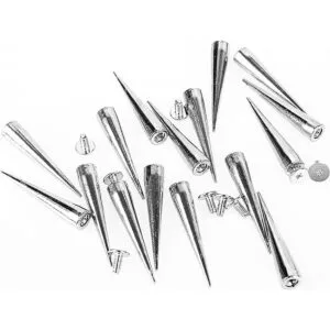 30 puntas y tachuelas de 1.575 pulgadas de color plateado_5