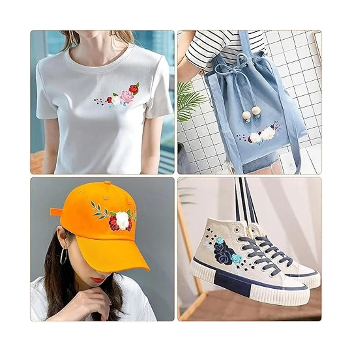 Adhesivo adhesivo para planchar con mariposas de flores_4