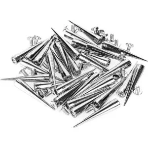 30 puntas y tachuelas de 1.575 pulgadas de color plateado_4