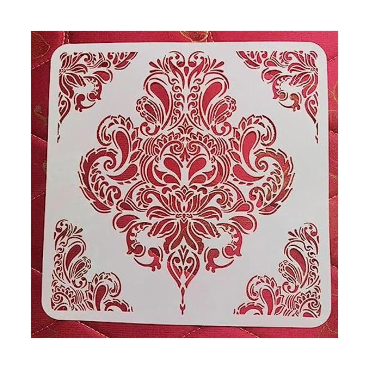Plantilla floral para manualidades 12 x 12 pulgadas_1
