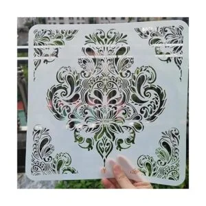 Plantilla floral para manualidades 12 x 12 pulgadas_2