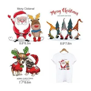 Parches termoadhesivos de Navidad de Papá Noel para_2