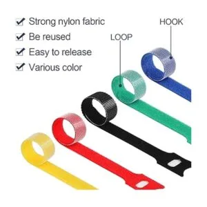 Sujetacables reutilizables 120 unidades organizador de_3