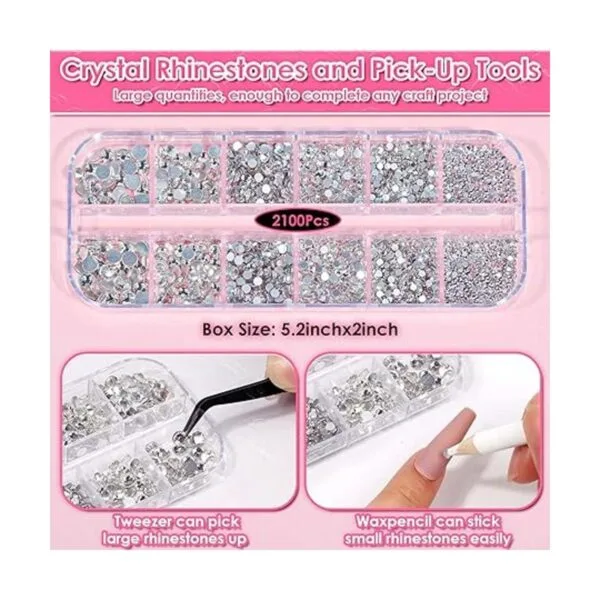 Audab Pegamento adhesivo de joyería con diamantes de_5