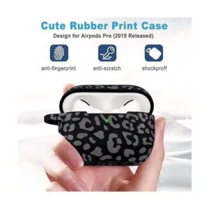 Funda de silicona para Airpods Pro de leopardo 2019 funda_6
