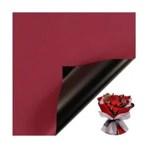 20 piezas de papel de regalo de flores de doble cara_1