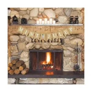 Pudodo Jute Arpillera Kentucky Derby Mint Julep Banner_4