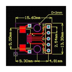 Teansic 20 adaptadores micro USB a DIP conector hembra de_6