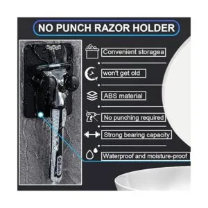 Soporte de afeitar para ducha ganchos ajustables_3