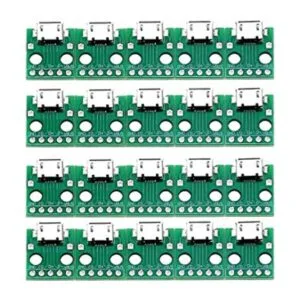 Teansic 20 adaptadores micro USB a DIP conector hembra de_1