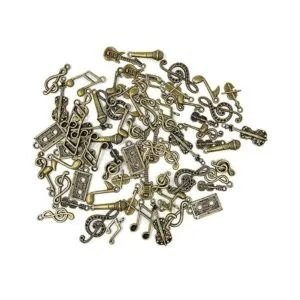 JIALEEY Música Charms Multistyle Instrumento Musical Notas_3