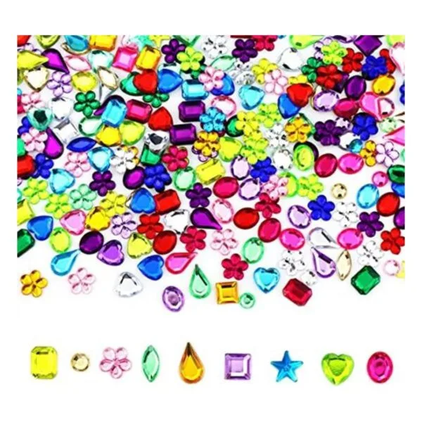 LEEFONE 900 piezas de piedras de acrílico con diamantes de_1