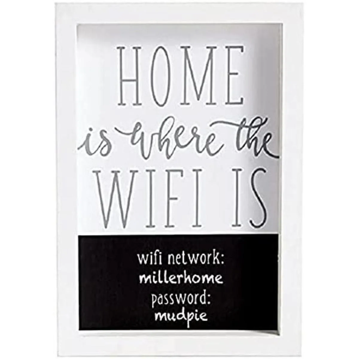 Mud Pie Placa WiFi para decoración del hogar_1