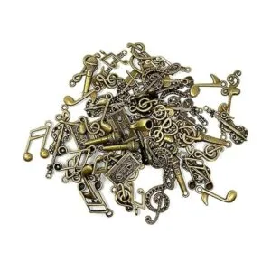 JIALEEY Música Charms Multistyle Instrumento Musical Notas_5