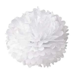 Pompones de papel de seda en forma de flor para_1