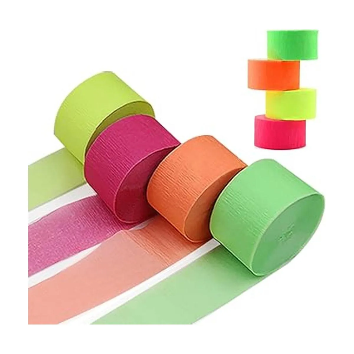 400 pies que brillan en la oscuridad serpentinas de papel_2