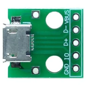 Teansic 20 adaptadores micro USB a DIP conector hembra de_2