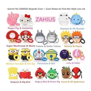 ZAHIUS Funda de silicona compatible con Apple_6