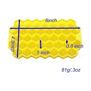 XHaibei Flexible abeja panal silicona jabón gelatina_4