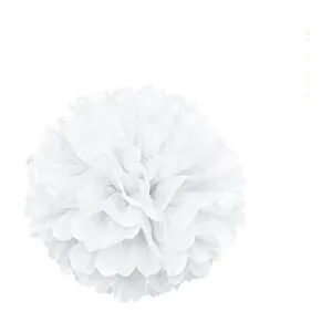 Pompones de papel de seda en forma de flor para_2