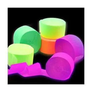 400 pies que brillan en la oscuridad serpentinas de papel_1