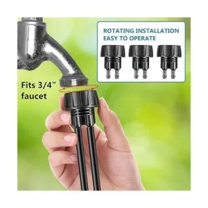 5 conectores de manguera de riego por goteo tubo de riego_5