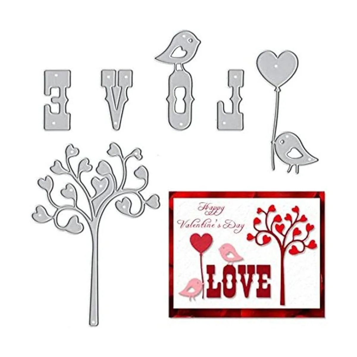 Hying Troqueles de corte de marco de árboles de San_1