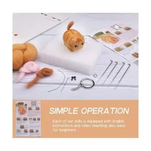 Kit de fieltro de aguja juego de fieltro de aguja de_3