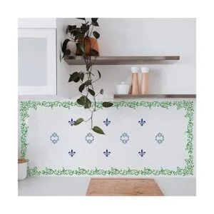 INFUNLY 4 plantillas de esquina para pintar flores borde_5