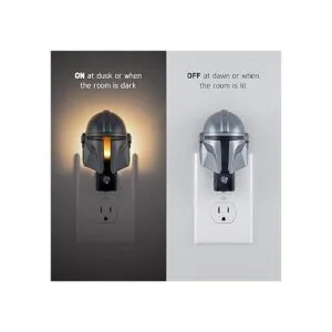 Star Wars Casco de Baby Yoda Lámpara de noche con luz LED_2