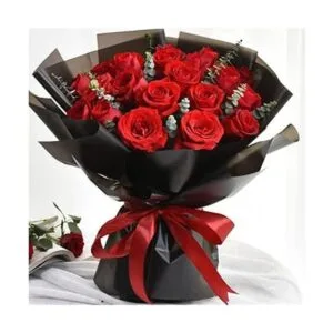 20 piezas de papel de regalo de flores de color de doble_2