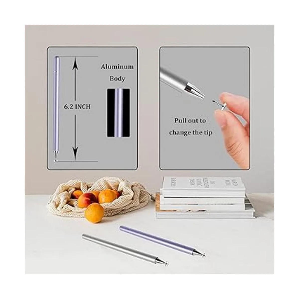 LUNTAK Lápiz óptico para iPad para AppleiPhoneiPad_4