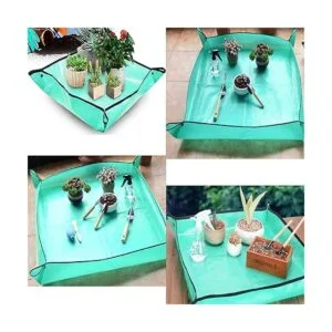 Tapete grande de 39.4 x 39.4 pulgadas para plantas de_3