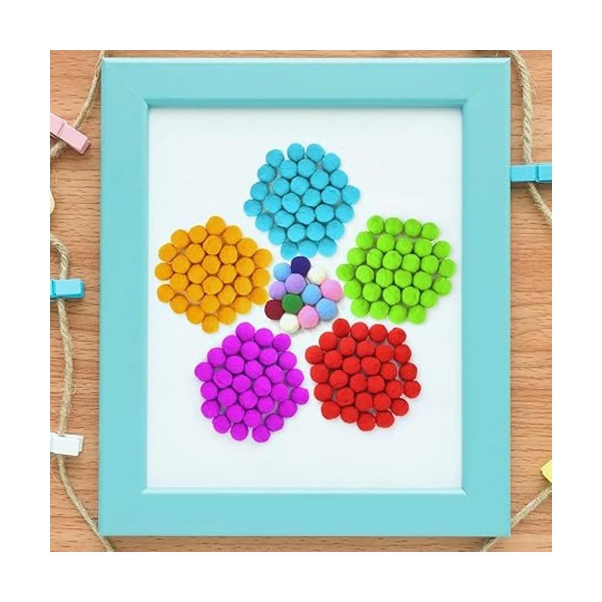 TUPARKA 100 pompones rojos de 1 pulgada para manualidades_7