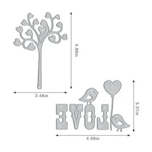 Hying Troqueles de corte de marco de árboles de San_2