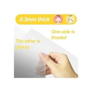 Hewolly Juego de 24 hojas de plástico retráctil papel_5