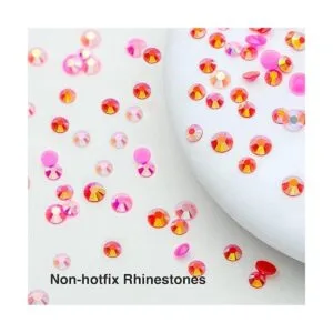 Liiouer Diamantes de imitación rosados piedras preciosas_4