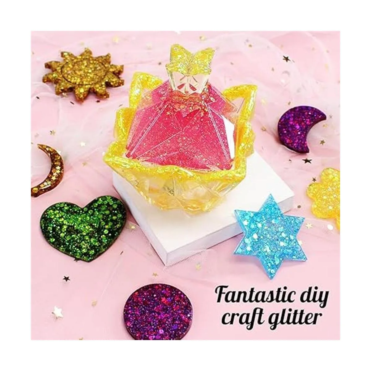 Brillantina gruesa holográfica de 3.53 oz purpurina para_4