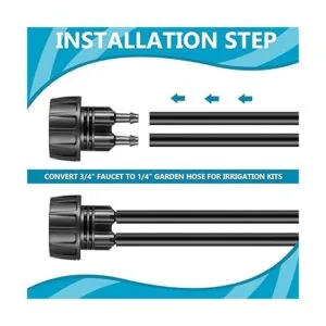 5 conectores de manguera de riego por goteo tubo de riego_2