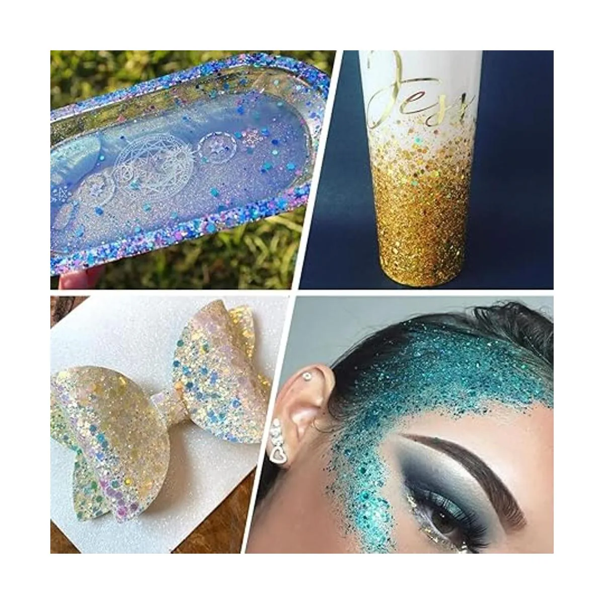 Brillantina gruesa holográfica de 3.53 oz purpurina para_5