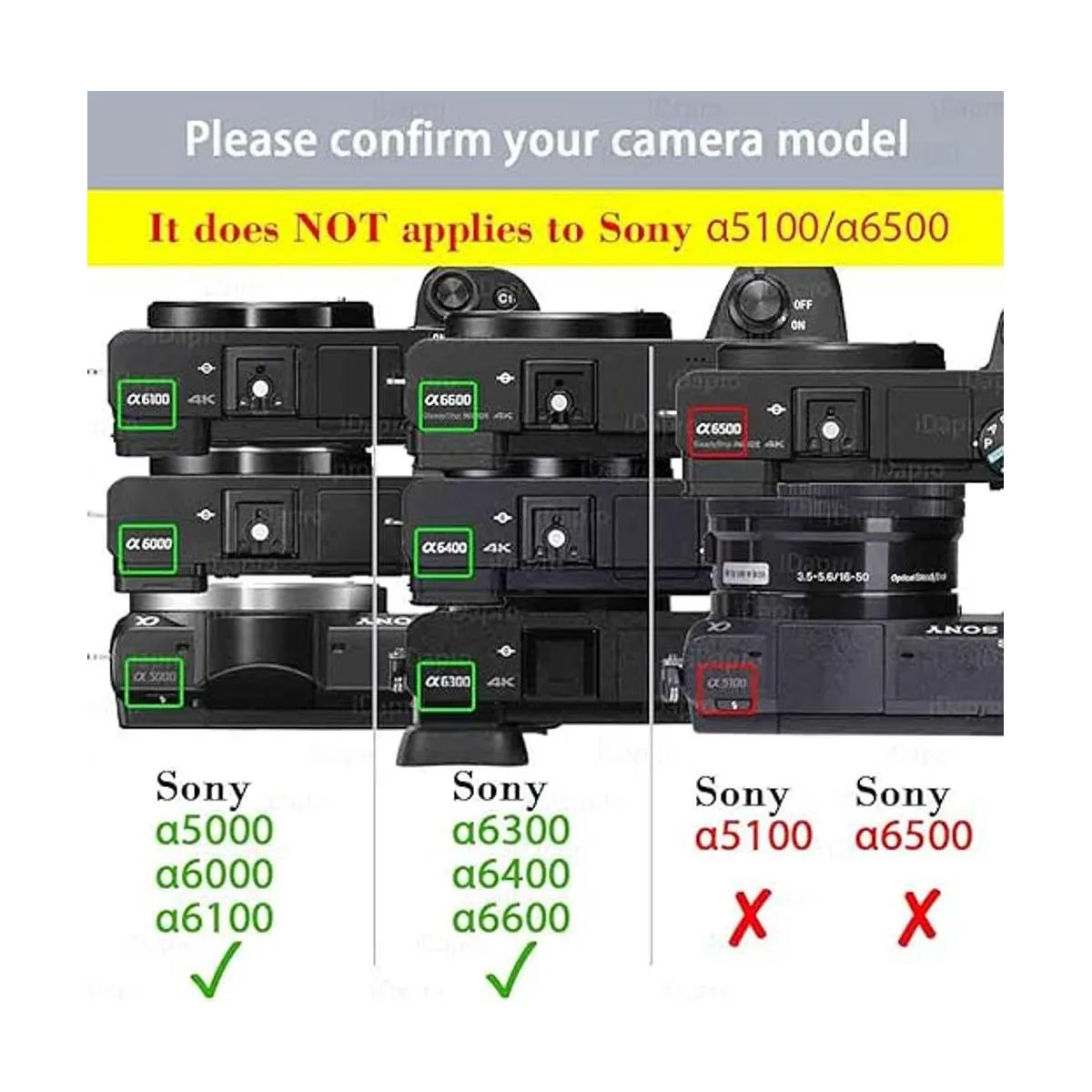 Protector de pantalla para Sony Alpha A6600 A6400 A6300_2