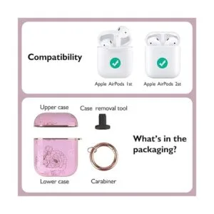 TATOFY Funda para AirPods 1 y 2 elegante funda para_2