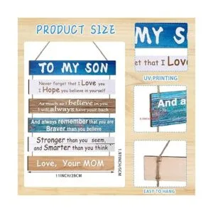 To My Son Daughter Gift from Mom Boys Room Decor Baby Boys_3