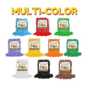 Caydo 500 pompones negros de Halloween de 0.4 in mini_7