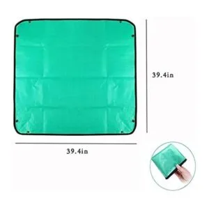 Tapete grande de 39.4 x 39.4 pulgadas para plantas de_4