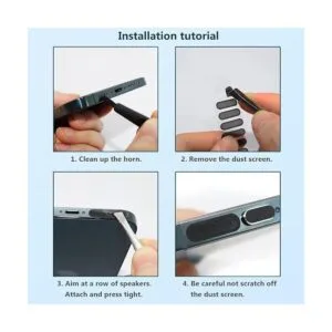 Protector de calcomanías a prueba de polvo para altavoz de_7