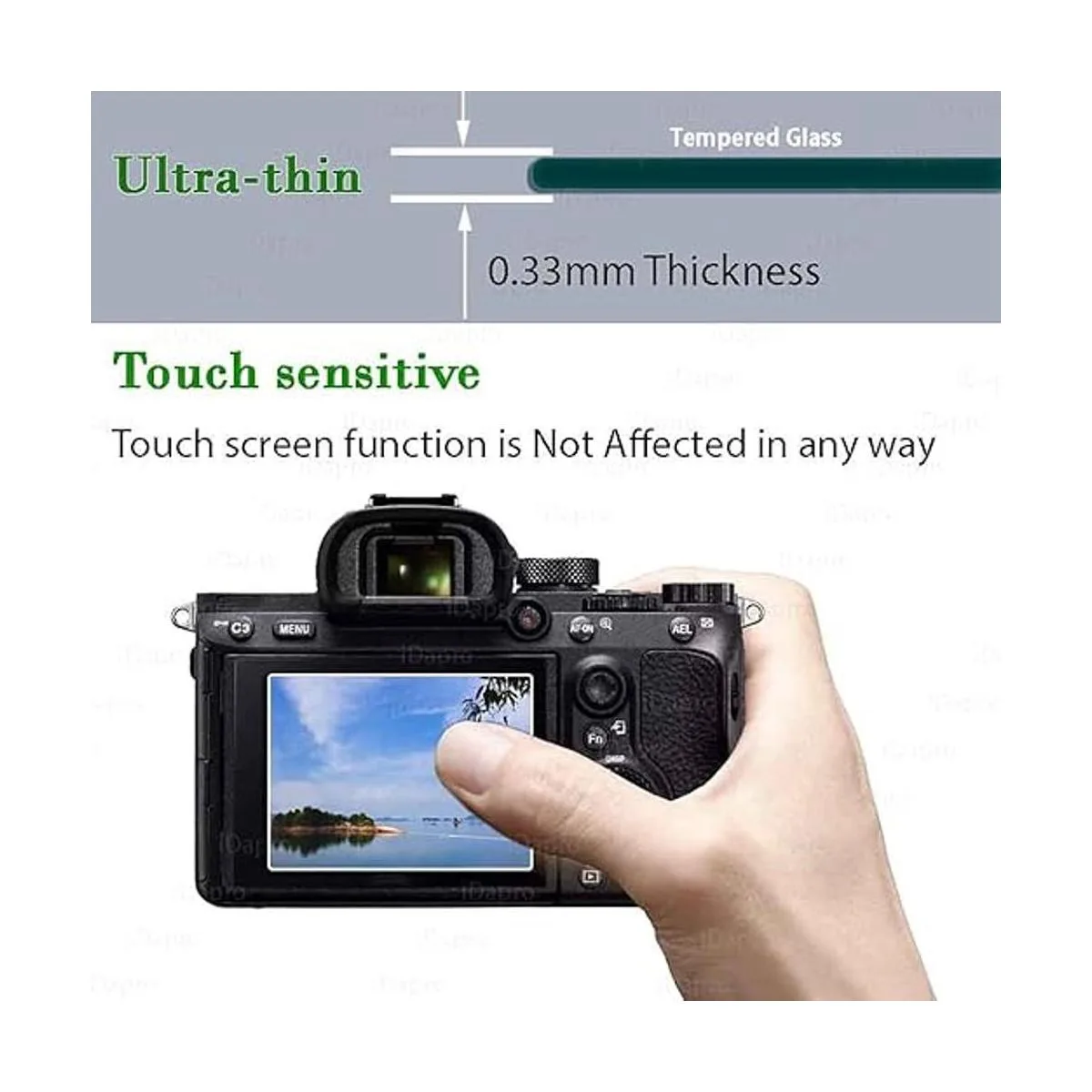 Protector de pantalla para Sony Alpha A6600 A6400 A6300_5