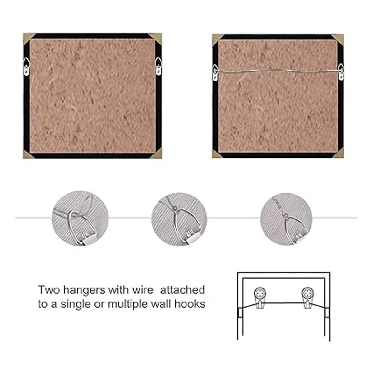 Alambre para colgar fotos 2 alambre trenzado de 100_3