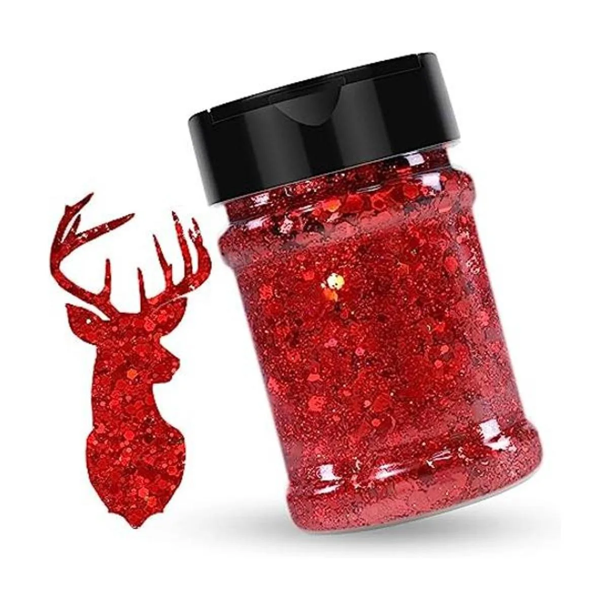 HTVRONT Purpurina holográfica gruesa 3.53 oz3.5 onzas_1